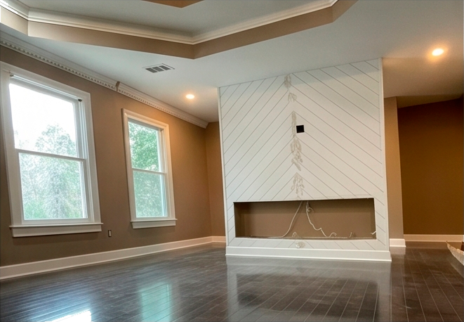 Kitchen island hardwood flooring